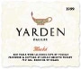 Yarden Merlot (OK Kosher) 1999 Front Label