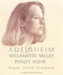Adelsheim Bryan Creek Pinot Noir 1999 Front Label