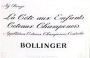 Bollinger La Cote aux Enfants Pinot Noir 1995 Front Label