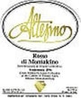 Altesino Rosso di Montalcino 2000 Front Label