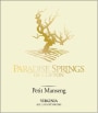 Paradise Springs Winery Petit Manseng 2013 Front Label