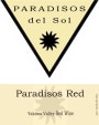 Paradisos del Sol Paradisos 2008 Front Label