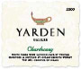 Yarden Chardonnay  (OK Kosher) 2000 Front Label