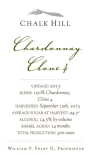 Chalk Hill Clone 4 Chardonnay 2013 Front Label