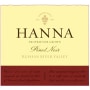 Hanna Pinot Noir 1999 Front Label