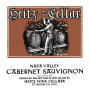 Heitz Cellar Napa Valley Cabernet Sauvignon (stained label) 1998 Front Label