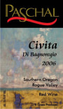 Paschal Winery Civita di Bagnoregio 2006 Front Label