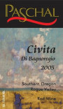Paschal Winery Civita di Bagnoregio 2005 Front Label