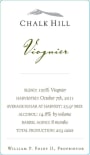 Chalk Hill Viognier 2014 Front Label