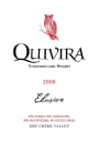 Quivira Elusive 2008  Front Label