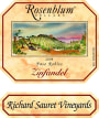 Rosenblum Cellars Richard Sauret Vineyard Zinfandel 2004 Front Label