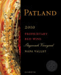 Patland Estate Vineyards Stagecoach Vineyard Proprietary Red 2010 Front Label
