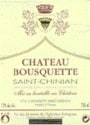 Chateau Bousquette St. Chinian 2001 Front Label