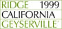 Ridge Geyserville 1999 Front Label