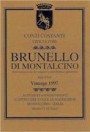 Conti Costanti Brunello di Montalcino 1997 Front Label