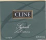 Cline Los Carneros Syrah 2000 Front Label