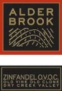 Alderbrook Winery Old Vine Zinfandel 2000 Front Label
