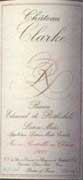 Chateau Clarke Listrac Medoc 1998 Front Label