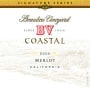 Beaulieu Vineyard BV Coastal Estates Merlot 2000 Front Label