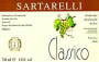 Sartarelli Verdicchio Classico 2001 Front Label