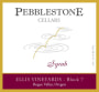 Pebblestone Cellars Ellis Vineyards Block 7 Syrah 2009 Front Label