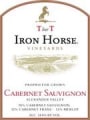 Iron Horse T bar T Cabernet Sauvignon 1999 Front Label