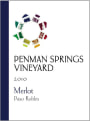 Penman Springs Vineyard Merlot 2010 Front Label