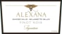 Alexana Signature Pinot Noir 2011 Front Label