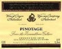 Zonnebloem Pinotage 1999 Front Label