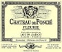 Louis Jadot Fleurie Ch. de Poncie 2000 Front Label