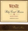 Wente Reliz Creek Pinot Noir 2000 Front Label