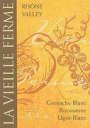 La Vieille Ferme Blanc 2001 Front Label