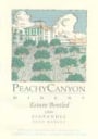 Peachy Canyon Estate Zinfandel 1999 Front Label