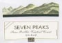Seven Peaks Shiraz 2000 Front Label