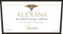 Alexana Signature Pinot Noir 2009 Front Label