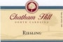 Chatham Hill Riesling 2001 Front Label
