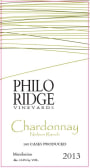 Philo Ridge Vineyards Chardonnay Nelson Ranch 2013 Front Label