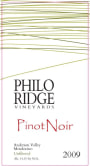 Philo Ridge Vineyards Pinot Noir 2009 Front Label