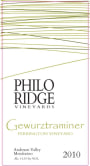 Philo Ridge Vineyards Ferrington Gewurztraminer 2010 Front Label