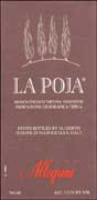 Allegrini La Poja 1998 Front Label