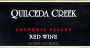 Quilceda Creek Columbia Valley Red 1999 Front Label