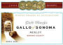 Gallo of Sonoma Merlot 2000 Front Label