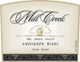 Mill Creek Sauvignon Blanc 2000 Front Label