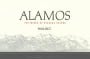 Alamos Malbec 2001 Front Label