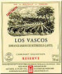 Los Vascos Reserve Cabernet Sauvignon 2000 Front Label
