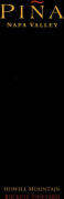 Pina Napa Valley Buckeye Vineyard Cabernet Sauvignon 2010 Front Label