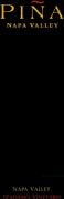 Pina Napa Valley D'Adamo Vineyard Cabernet Sauvignon 2008 Front Label