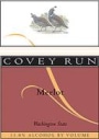 Covey Run Merlot 2000 Front Label