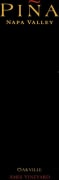 Pina Napa Valley Ames Vineyard Cabernet Sauvignon 2012 Front Label