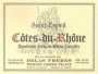 Delas Cote du Rhone St. Esprit Blanc 2000 Front Label